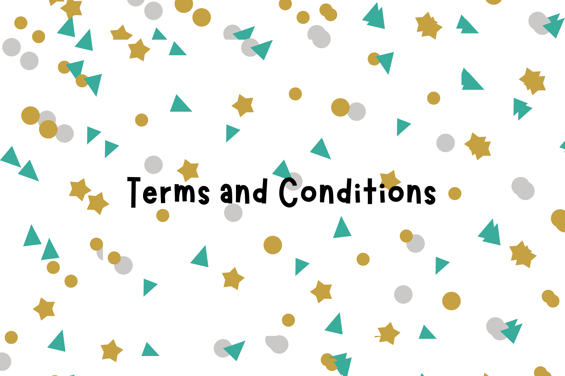 Terms and Conditions